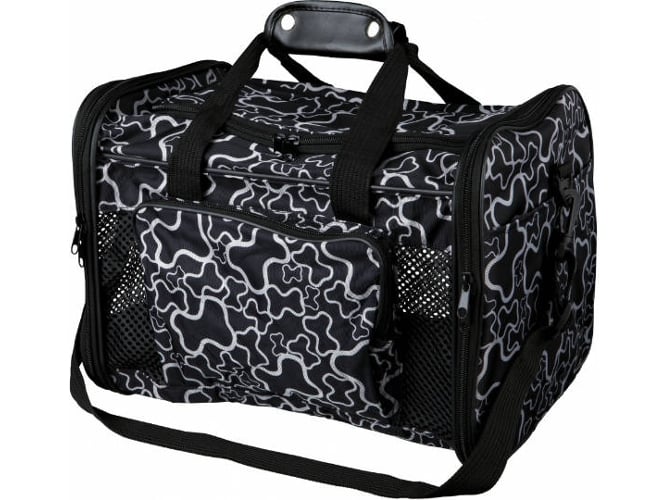 Transportín para Perros TRIXIE Ajustable (Negro - 42x27x26cm - Poliéster - Hasta: 7 Kg - S - Porte Pequeño)
