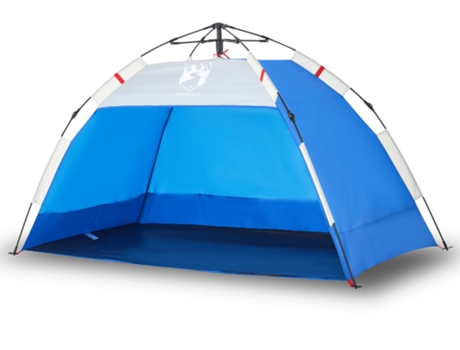 Tienda de playa 2 personas VIDAXL impermeable apertura rápida azul