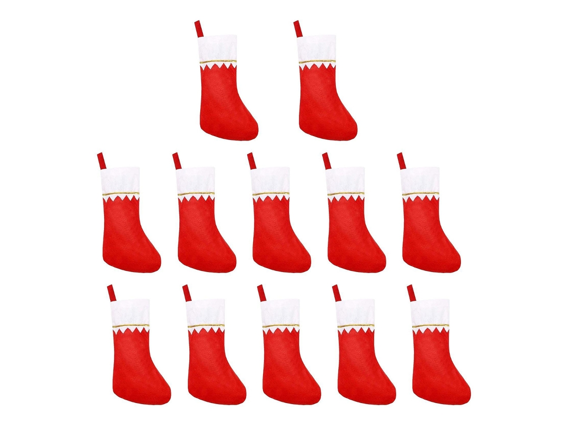 Medias navideñas 12 medias navideñas decorativas de Sockavayotoy