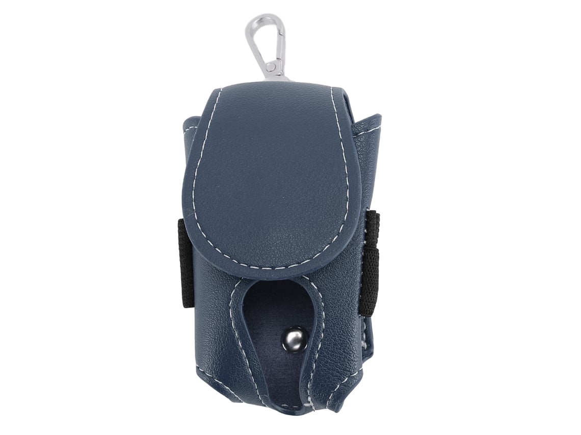 2026-bolsa De Cintura De Cuero Pu Resistente Al Agua Con Espacio Amplio Para Almacenar Pelotas De Golf Y Accesorios Azul Oscuro