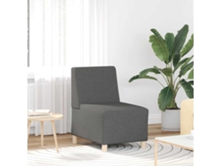 Sillón Sofá Tela Gris Oscuro 55 Cm