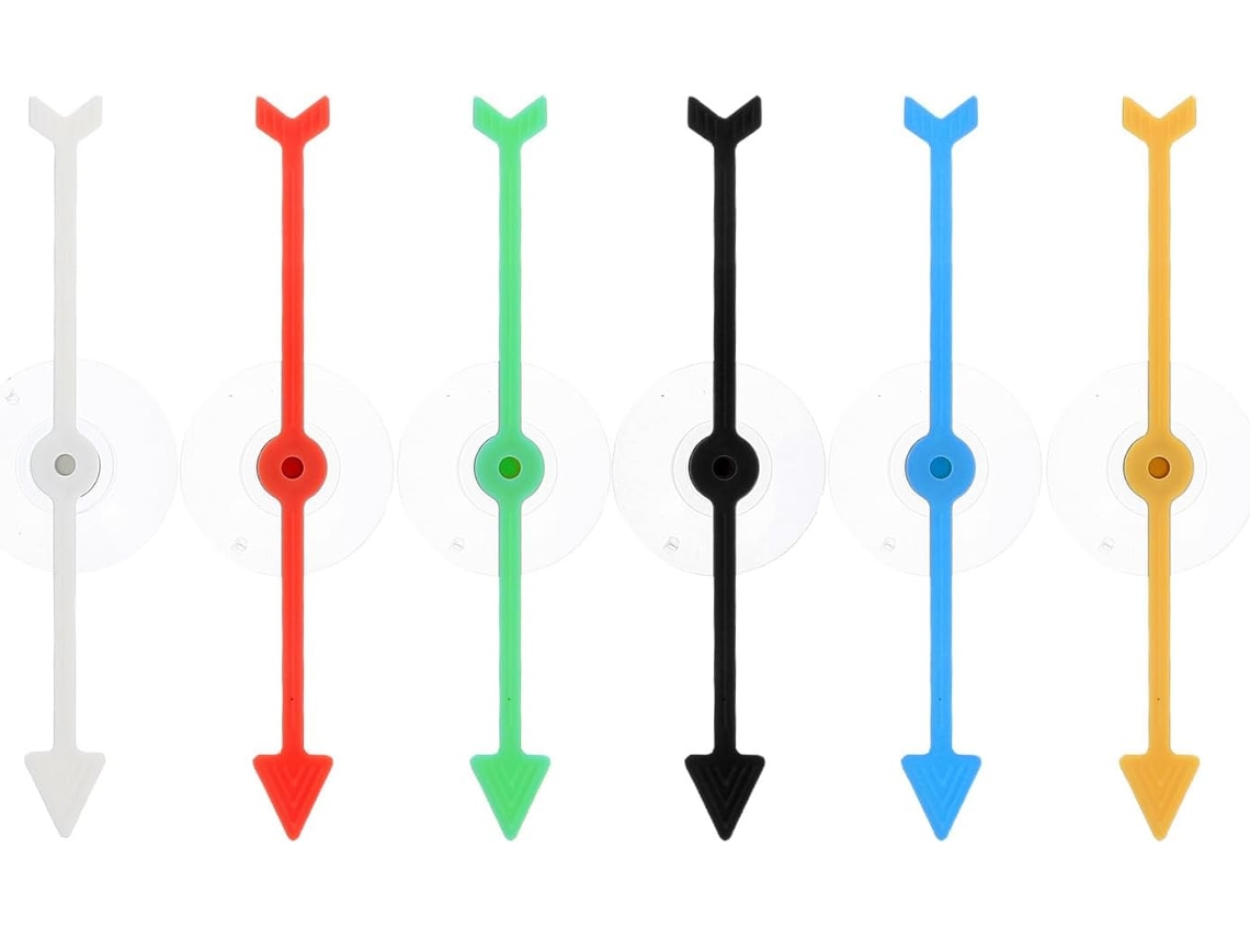 Piezas De Flechas Giratorias Con Ventosa De Plástico, Accesorios Portátiles Para Juegos De Mesa.