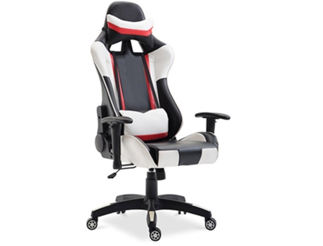 Silla de Oficina con Brazos Silla de Escritorio con Ruedas Gamer Guy 58x67cm PRIVATEFLOOR
