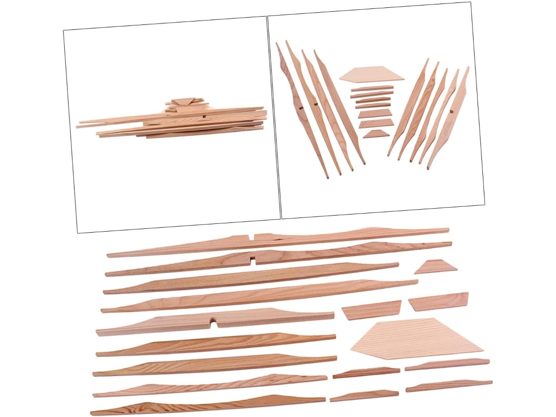 17 Piezas De Accesorios Para Guitarra, Espinetas, Refuerzos, Accesorios De Luthier, Madera Marrón.