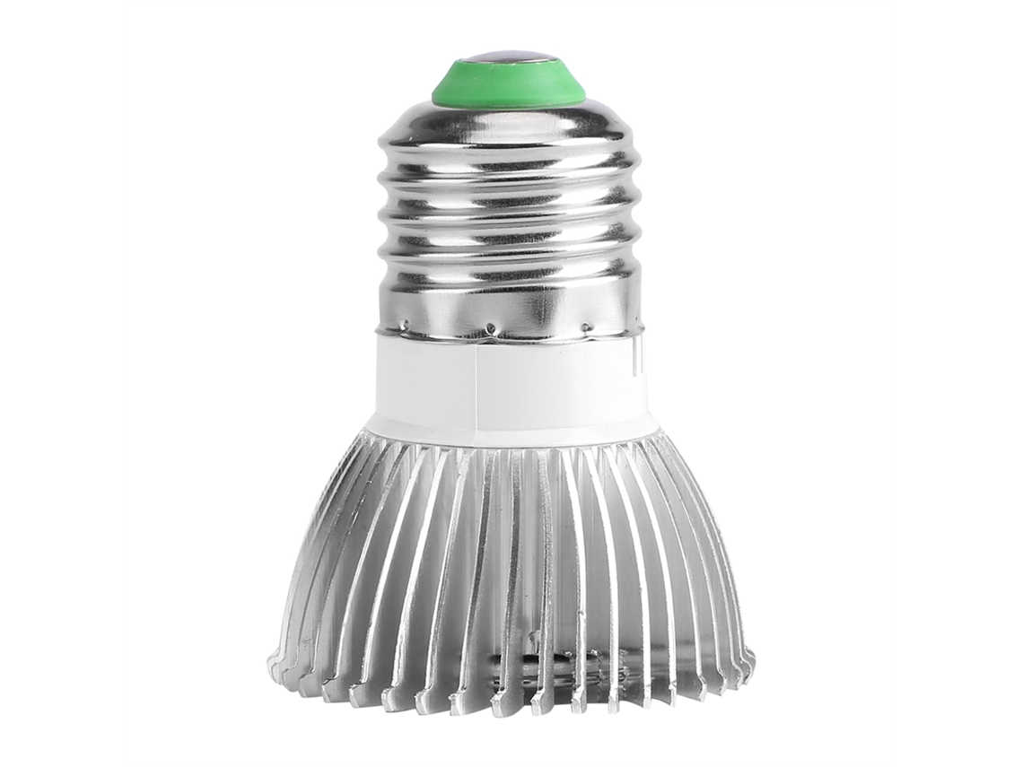Lámpara Led De Cultivo De Espectro Completo De 18 W Con 18 Led Y Casquillo E27 Para Plantas, Flores E Hidroponía.