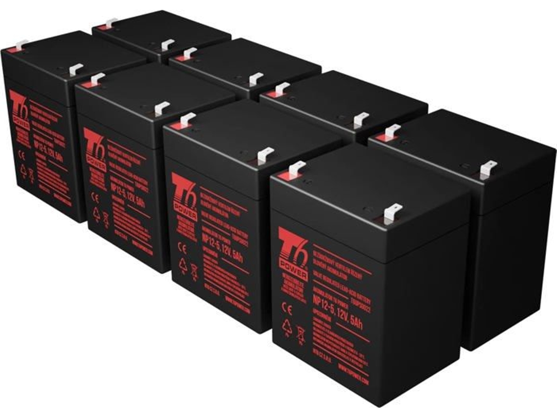 Batería De Alimentación Informática Apc T6apc0020 480 Vah 12v Compatible Con Rbc43/rbc152 T6 Power