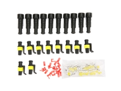 Yncm2026-10 Conjuntos Conector De Coche Impermeable 1p 2p 3p Amp 1.5 Macho Y Hembra Plug