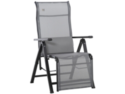 Tumbona Doble de Jardín con Cojín, Sillón Reclinable Gravedad Cero con Respaldo Ajustable en 9 Posiciones, Soporta Hasta 150 Kg.