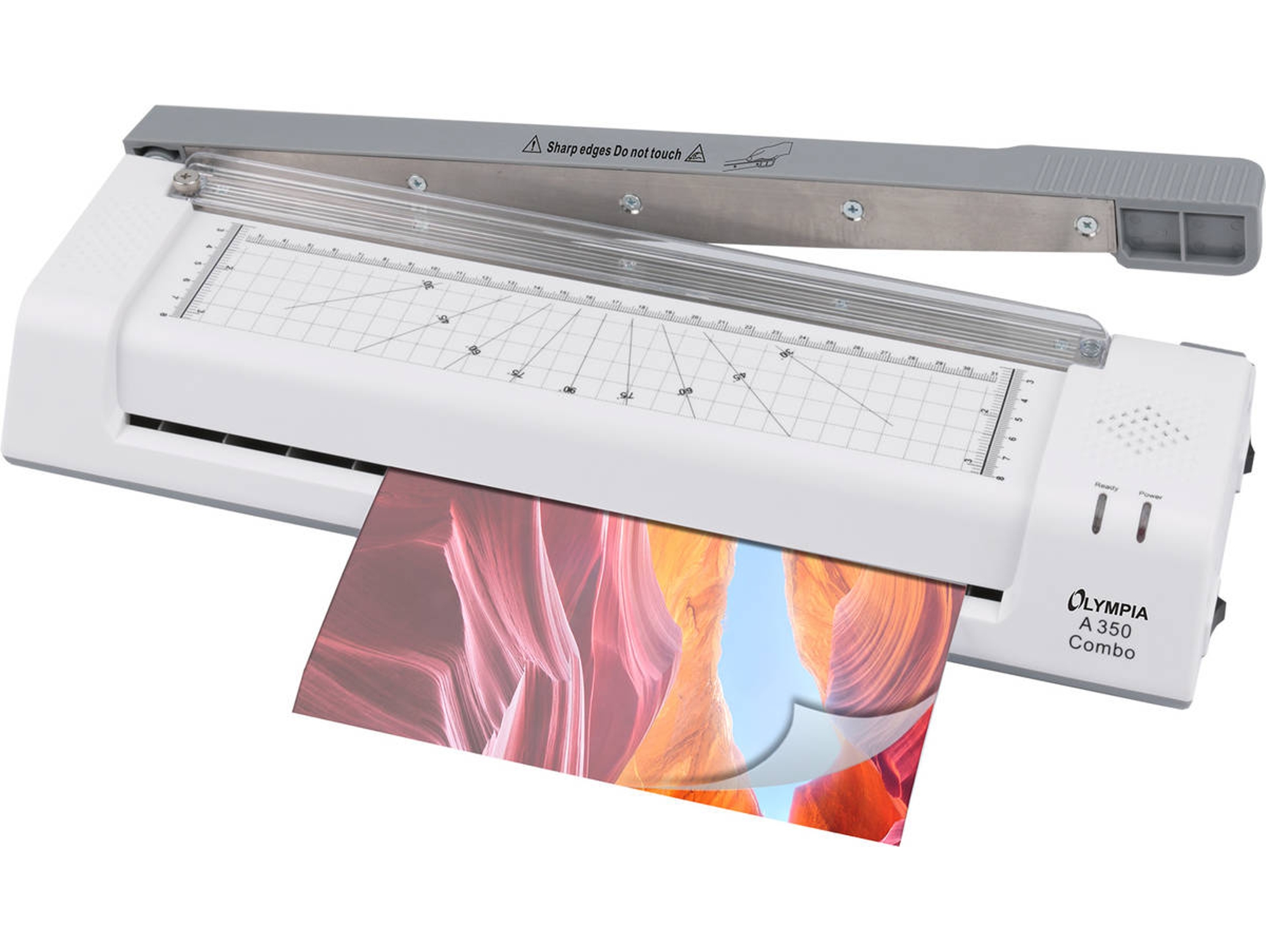 Plastificadora OLYMPIA 3130 Blanco (A3 - Termica y en Frío)