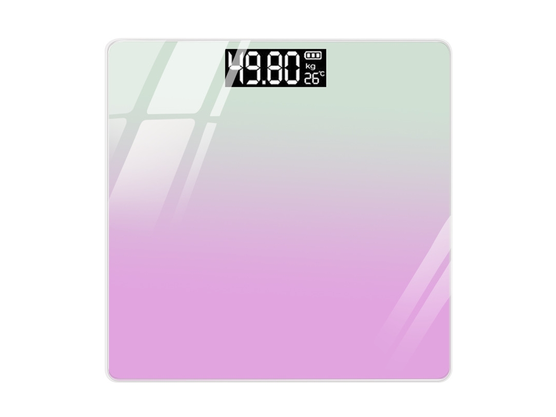 Balança Pessoal Eletrónica Recarregável Digitallab precisão De 0,05 Kg, Suporta Até 150 Kg Roxo