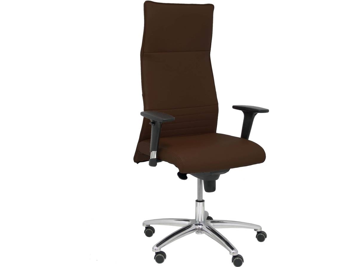 Silla Ejecutiva PYC Albacete  Marrón (Brazos Ajustables - Similpiel)