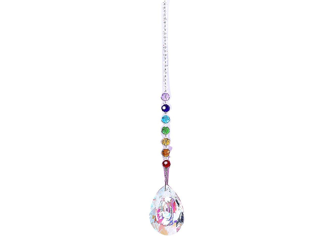 Atrapasol de prisma de bola de cristal para ventana, adorno de coche, arcoíris, ideal para el hogar, la oficina, el jardín y la pared.