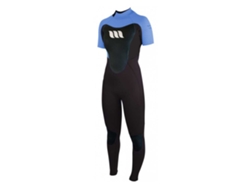 Terno de Neoprene Manga Curta com Zíper no Peito Nitro 2/2 Mm Gbs Steamer Preto 6 Yearswest