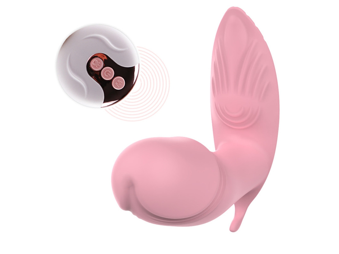 Vibrador De Masaje Porttil Con Control Remoto De 10 Frecuencias Para Mujeres (rosa) Yizhood