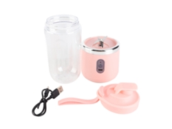 Liquidificador Portátil 400ml 6 Lâminas 22000rpm 1500mah Usb Pctg Para Frutas Vegetais Café Viagem