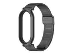 Correa Smartwatch para Xiaomi Mi Band 6/5/4/3 Milan Buckle Plus Acero Inoxidable Gt4-Negro YUYSAN