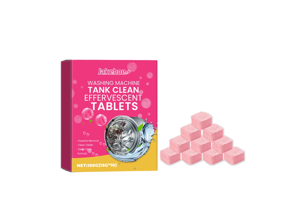 Pastillas efervescentes para la limpieza del tambor de la lavadora.