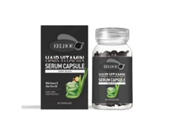 Cápsulas de aceite capilar para el cuidado del cabello negro