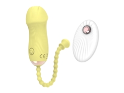 Vibrador De Huevo Con Control Remoto Inalmbrico Con 12 Modos Para Mujeres (amarillo) Yizhood