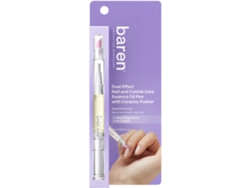 Baren Aceite Para Uñas Y Cutículas 2 En 1 Con Aplicador De Cerámica