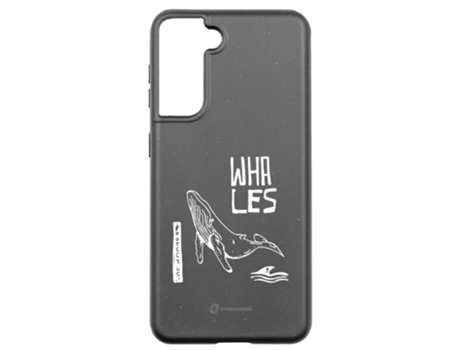 Funda Móvil Oficial Compostable Base para Samsung Galaxy S21 PHONECASES3D Negro