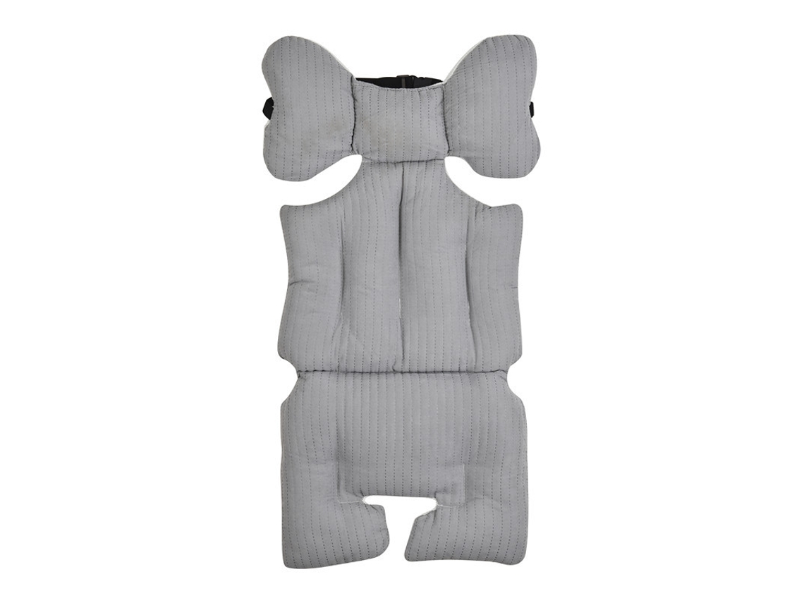Cojín Para Asiento De Cochecito, Cojín Para Asiento De Coche De Bebé De Doble Cara, Transpirable Y Suave (gris) Cuich