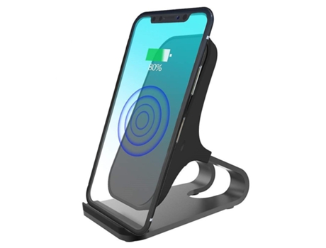 Cargador Sem Certificado Qi Note para Apple, Samsung BISBISOUS Negro