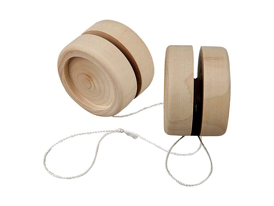 Yo-yo de madera para personalizar Ø 5 cm x 3 cm