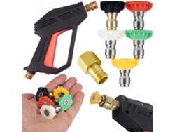 Pistola de alta precisión Fortis de 4 psi – 5 boquillas de conexión rápida | Adaptador Karcher HD Easy!lock | 275 bar
