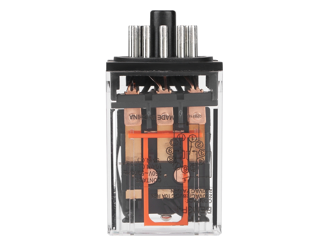 Relé Eléctrico Electromagnético General Mk3p-i 220v Ca 11 Pines 10a 3z Bem3p-i Con Contactos De Aleación De Plata