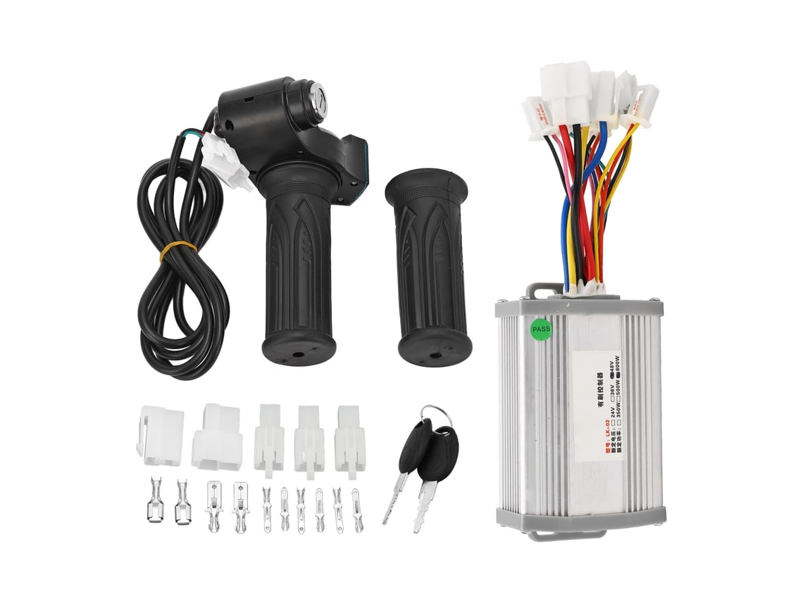 Rebe-controlador De Velocidade Do Motor 48v 800w Com Manopla De Acelerador Com Fechamento E Chaves Para Bicicleta Elétrica Patinete