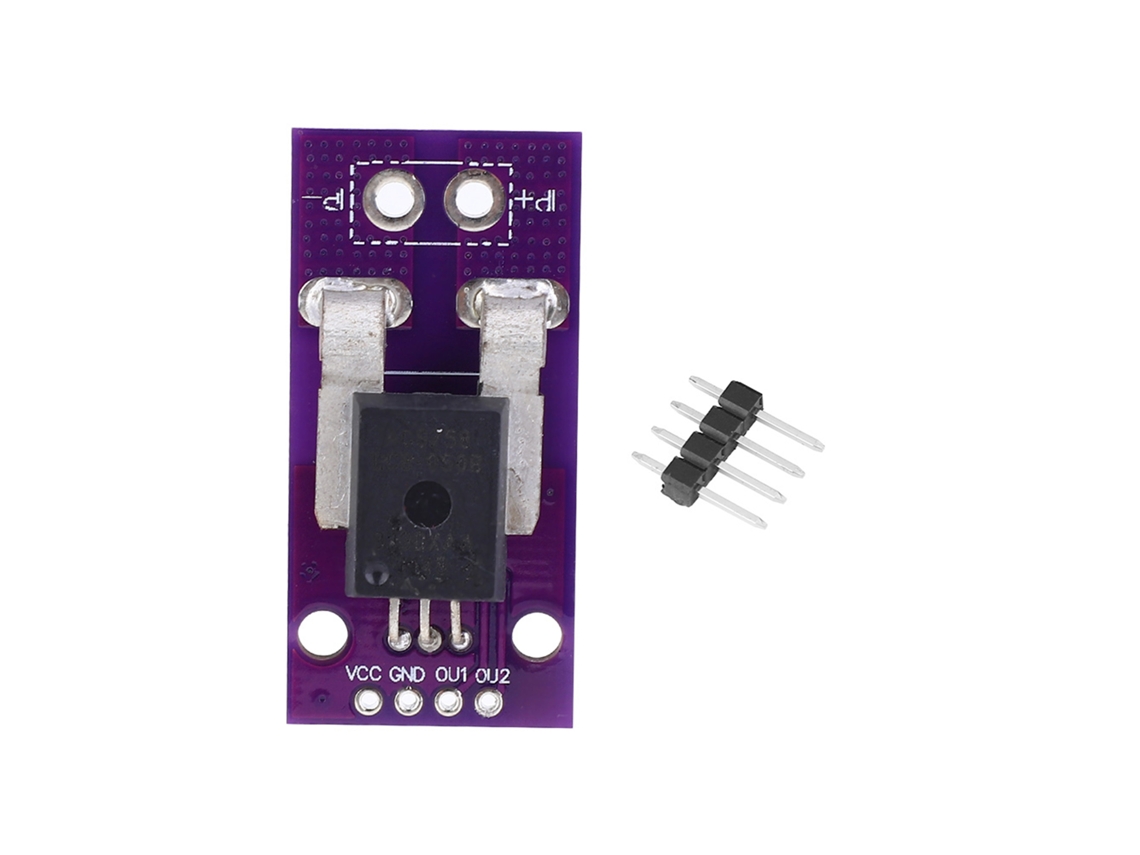 Yncm2026-módulo De Sensor De Corriente Hall Acs758lcb‑050b Pff T Lineal 50a 3.3‑5v