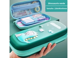 Estuche para lápices 3D con diseño de dibujos animados, gran capacidad, impermeable y suave, caja multifuncional para útiles escolares MDUG (Estilo 3)