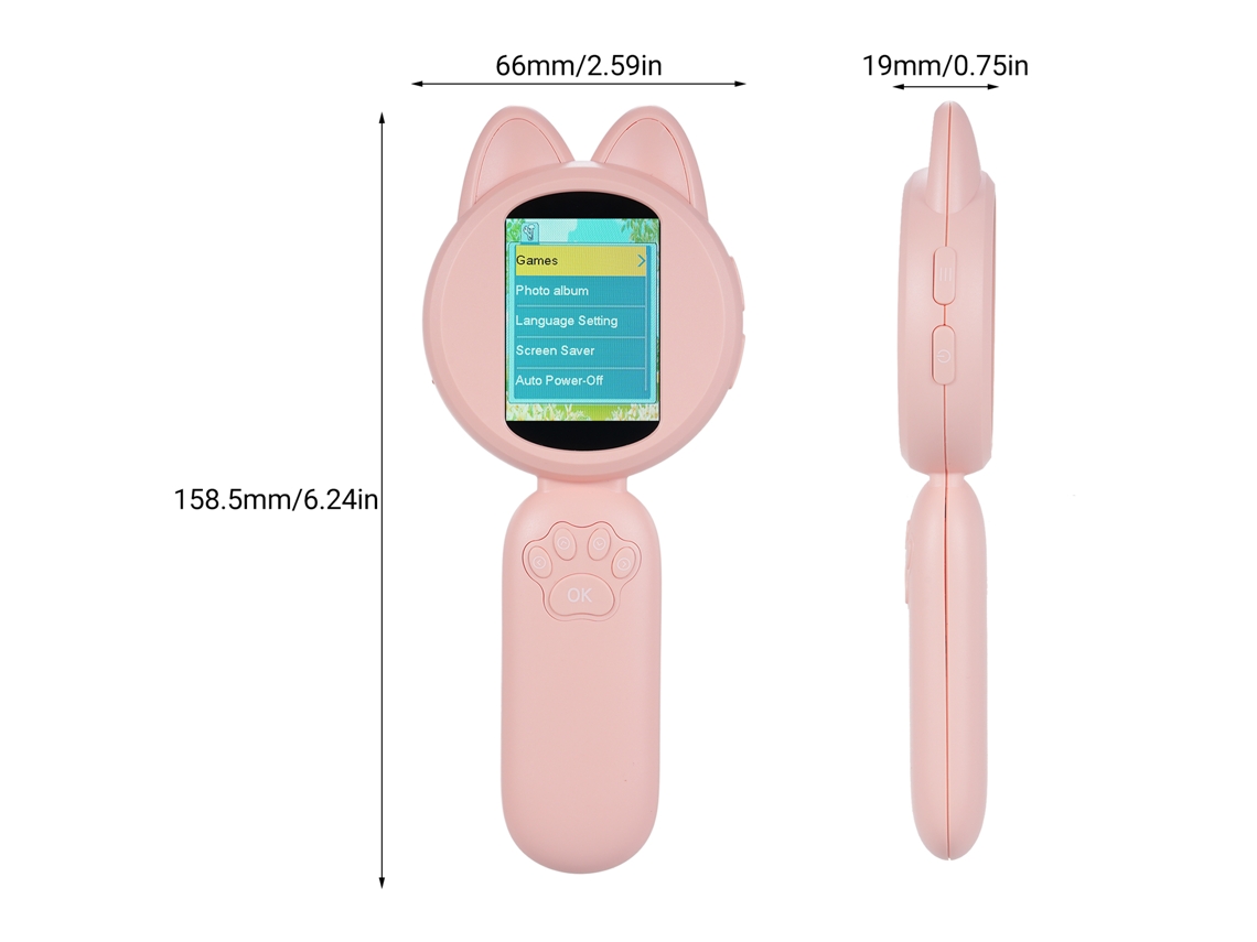 Lupa Electrónica Para Niños Con Pantalla Ips De 2 Pulgadas, 8 Luces Led, Aumento De 4x, Herramienta De Exploración Portátil.