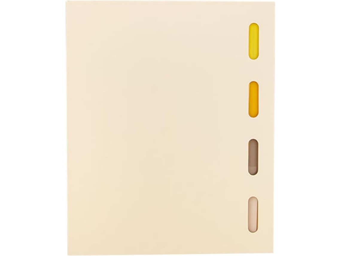 Juego de 1 cuaderno recargable con tapa extraíble y separadores para la escuela, organizador de cuadernos Gokoco