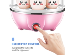 Olla Eléctrica Anti-secado Para Huevos Con Capacidad Para 7 Huevos, Tapa Transparente Y Vaso Medidor De 40 Ml.