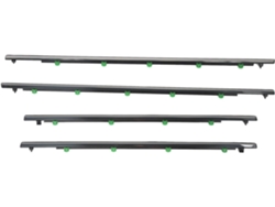 Divisor De Labio Del Parachoques Delantero Con Tornillos, Juego De 3 Piezas De Abs Para Se Xse 2018-2020, Borde Negro Mate