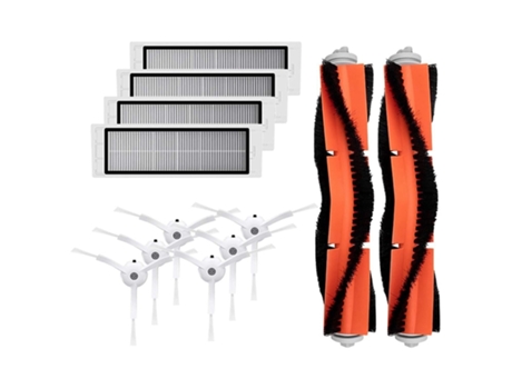 Kit de cepillo de rodillo de filtro de Cepillo Lateral de repuesto adecuado para Xiaomi Vacuum 2 adecuado para Roborock S50 Mi Robot aspirador