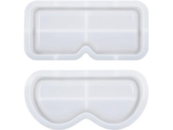 Juego De 2 Bandejas De Almacenamiento De Resina Epoxi Para Gafas De Sol - Moldes