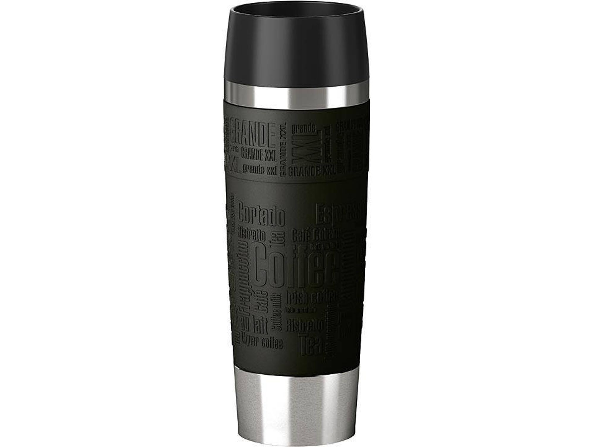 Botella Térmica EMSA Travel Mug Grande Negro