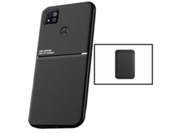 Kit Funda Trasera Magnética Anti Choque Cartera Magnética Negra Para Xiaomi Poco C31