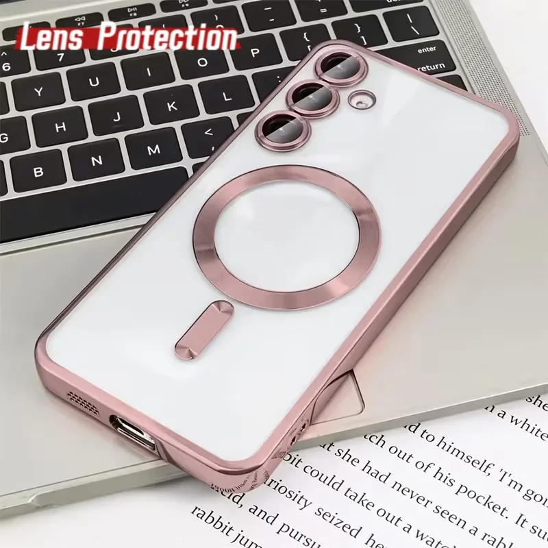 (galaxy S26 Ultra Rosa) Funda Protectora De Carga Inalámbrica Magnética Samsung Magsafe
