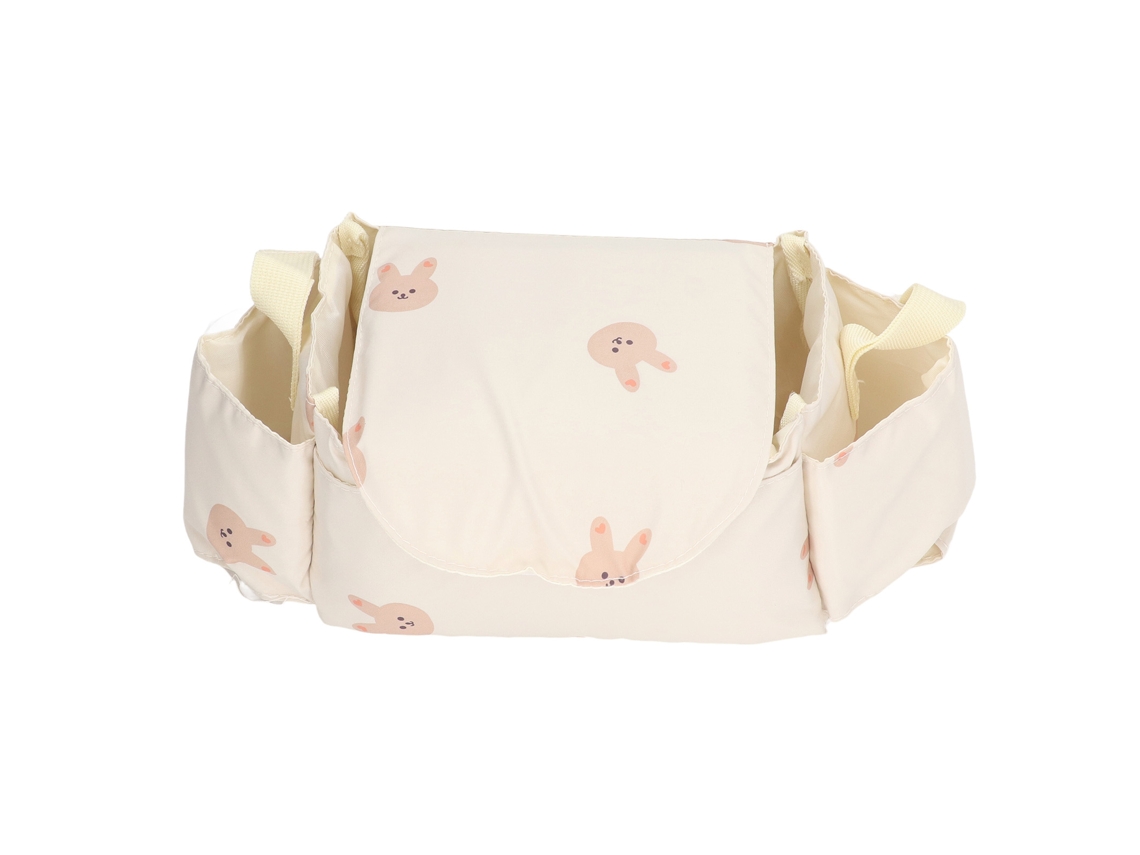Bolso cambiador con agarradera aislante, accesorio organizador para pañales de bebé.