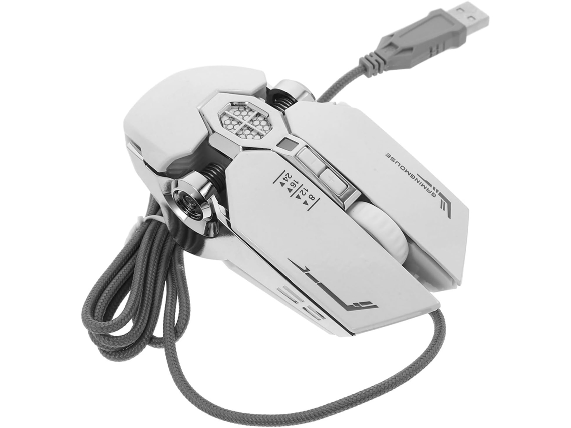 Mouse Gamer Rgb, Teclas Dpi Programáveis, Design Luminoso, Uso Ergonômico.