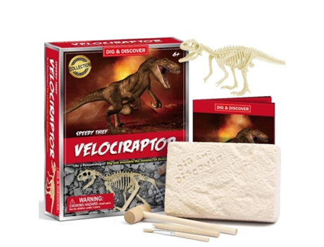 Jurassic World Puzzle Ensamblaje de Juguete Para Niños Velociraptor
