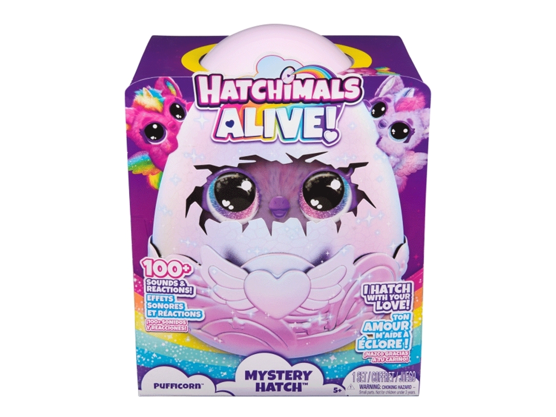 Hatchimals Alive Secret Hatch Pufficorn