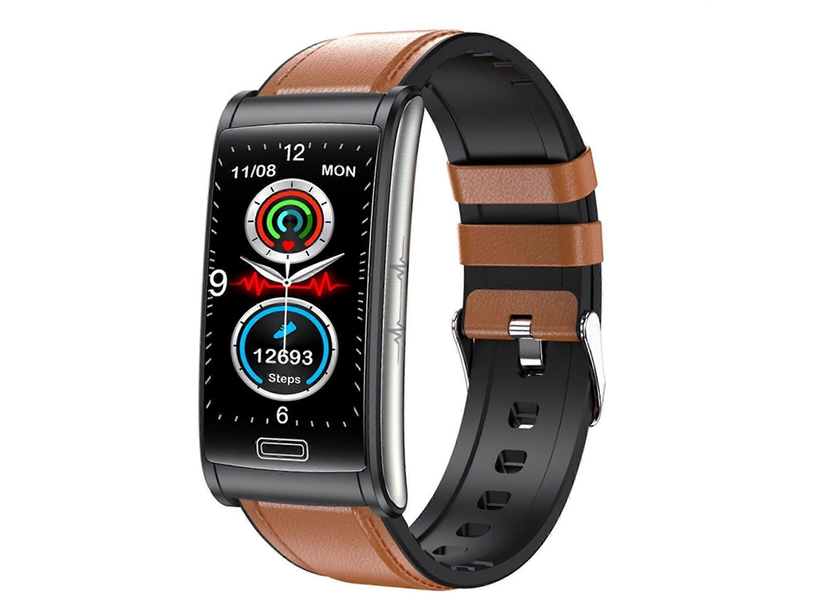 Reloj inteligente E600 con monitor de glucosa en sangre, temperatura corporal, ECG y VFC, resistente al agua Ly Ebike