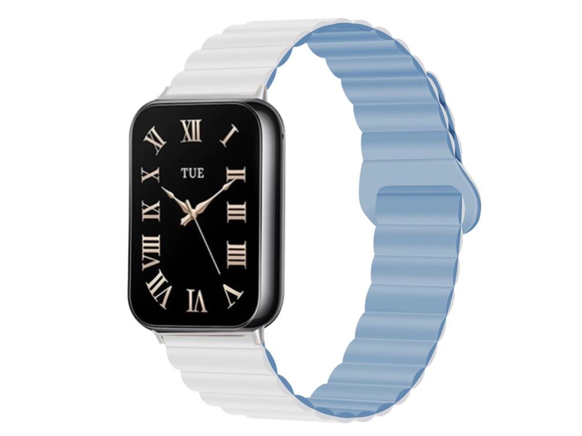 Pulsera para Xiaomi Band 9 Pro / 8 Pro - Silicona magnética reversible - Cierre bicolor