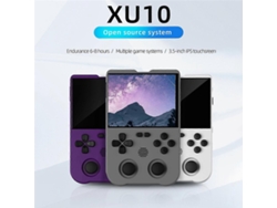 Consola De Juegos Xu10 Pantalla Ips De 3,5 Pulgadas Arcade Reproductor De Juegos 3d Arcade Retro Dual Joystick 3d Rk3326s 64bit