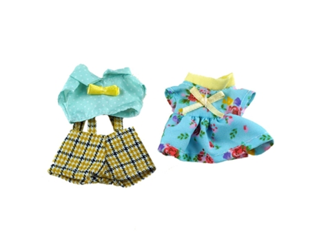 Familia de Animales Del Bosque, Casa de Niña Fingida, Ropa de Conejo Muñeca, Accesorios de Juguete I